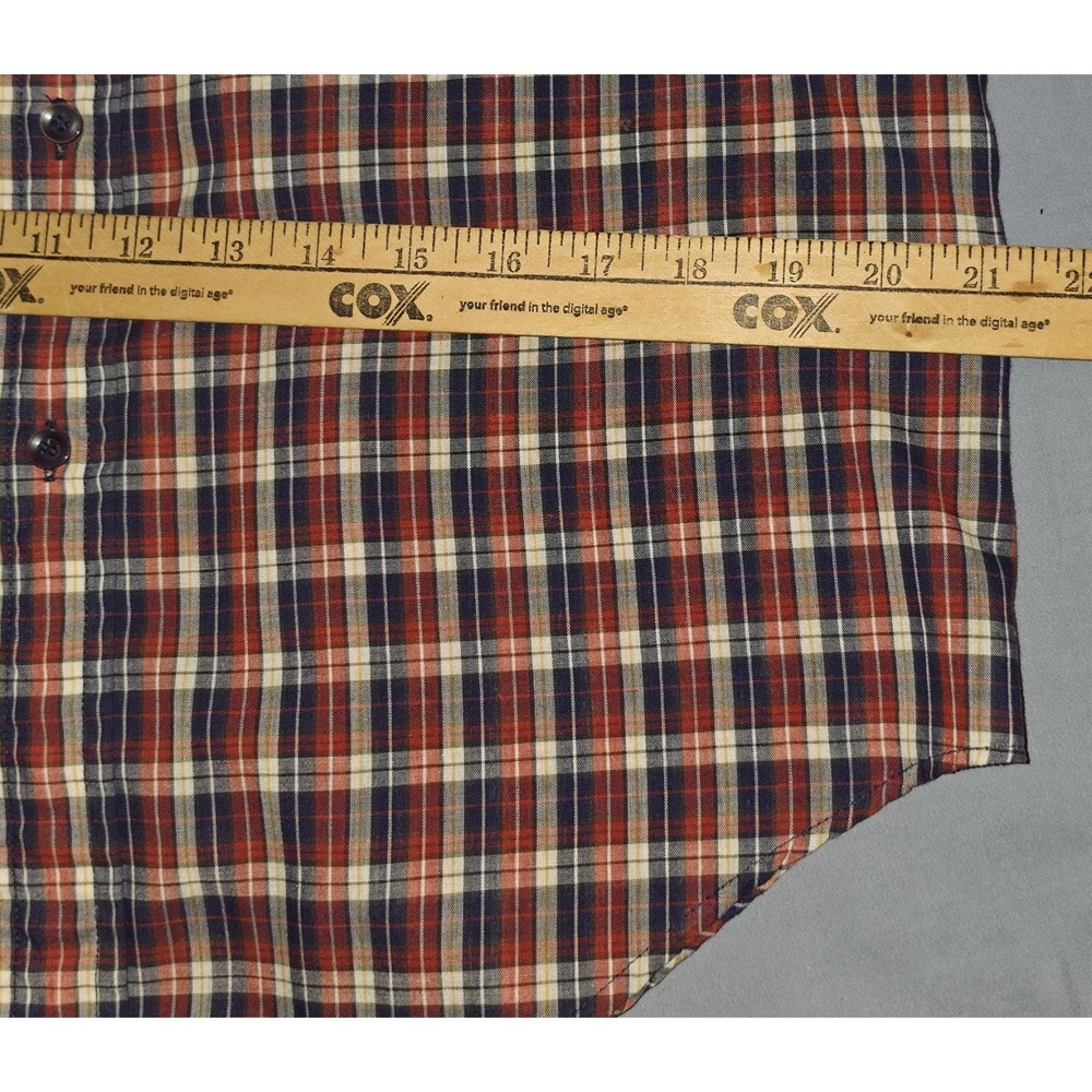VTG 80's SUPREME Size Large Button-Up Cotton Short Sleeve Single Stitch Shirt - Picture 8 of 8